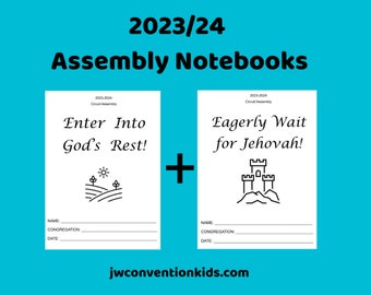 Adult/Teen Set of 2 JW Assembly Notebooks for 2023/24 PDF