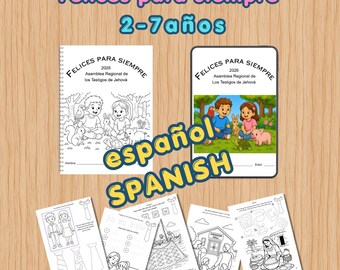SPANISH 2-7yo Eternal Happiness JW 2026 Convention PDF Printable