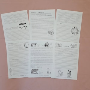 SPANISH 1Handwriting Scriptures from New World Translation for JW Children
