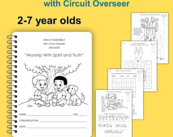 Libro de actividades de la Asamblea de los Testigos de Jehová para niños: «Adoración con Espíritu y Verdad» (Descargar PDF)