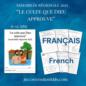 Français 6-13ans Le culte que Dieu approuve JW Assemblée régionale 2025 PDF télécharger