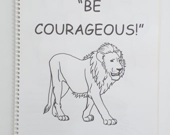 6-13yo Regional Convention 2018 Be Courageous JW Notebook for kids