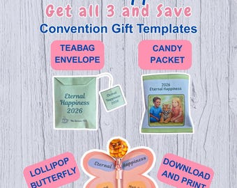 Gift Printables for the 'Eternal Happiness' 2026 JW Convention Set of 3