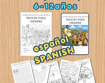SPANISH 6-12yo Eternal Happiness JW 2026 Convention PDF Printable