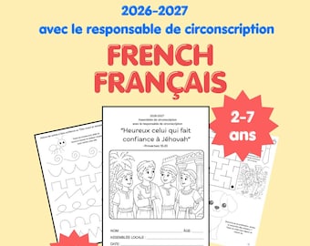 French 2-7yo Assembly with Circuit Overseer Happy is the one trusting in Jehovah JW