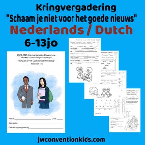 Niederländisch Nederlands JW Kringvergadering 6-13jo Schaam je niet voor het goede nieuws Digitale download