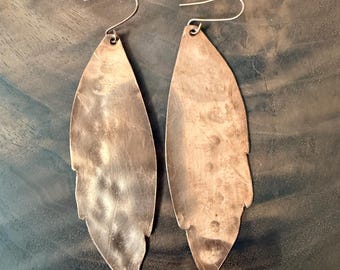 Copper earrings