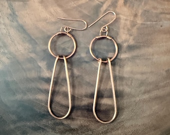 Copper earrings