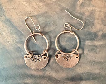 Copper earrings