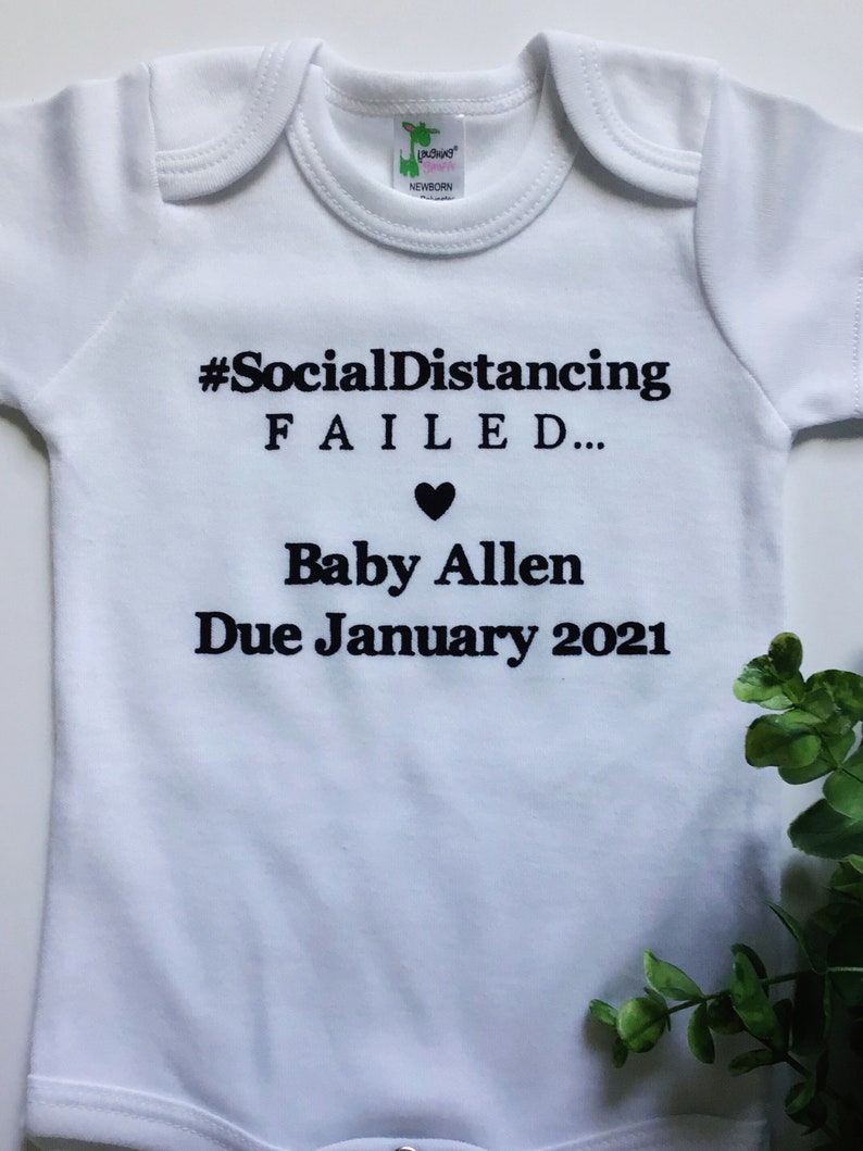 baby reveal social distancing Pregnancy announcement Quarantine baby funny baby announcement covid pregnancy baby announcement