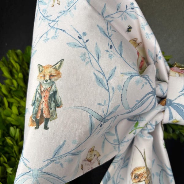 Große Osterhasen-Stoffschleife