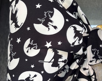 Large Halloween GLOW in the DARK Fabric Bow