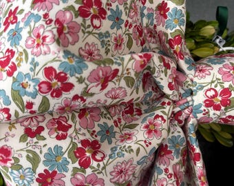 Large Floral Fabric Bow