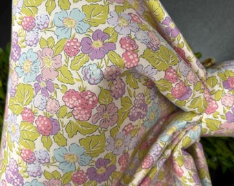Large Spring Berries Fabric Bow