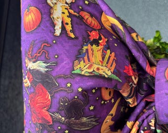 Large Halloween Fabric Bow