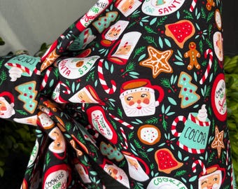 Large Holiday Fabric Bow