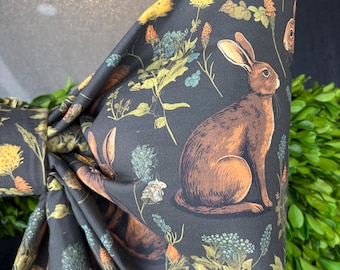 Large Easter Bunny Fabric Bow