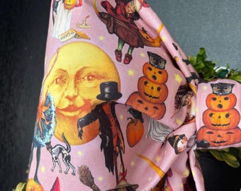 Large Halloween Fabric Bow