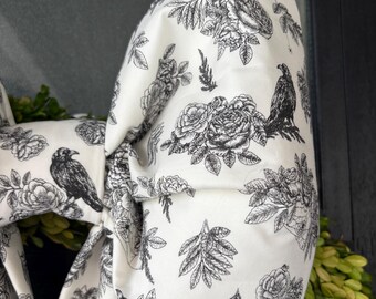 Large Halloween Fabric Bow