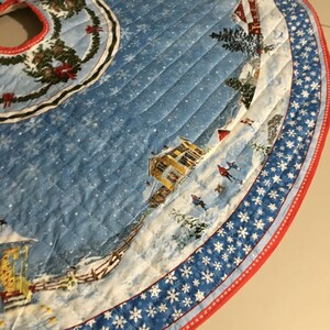 Christmas Winter Wonderland Quilted Tree Skirt GFTOAB637 main image 0