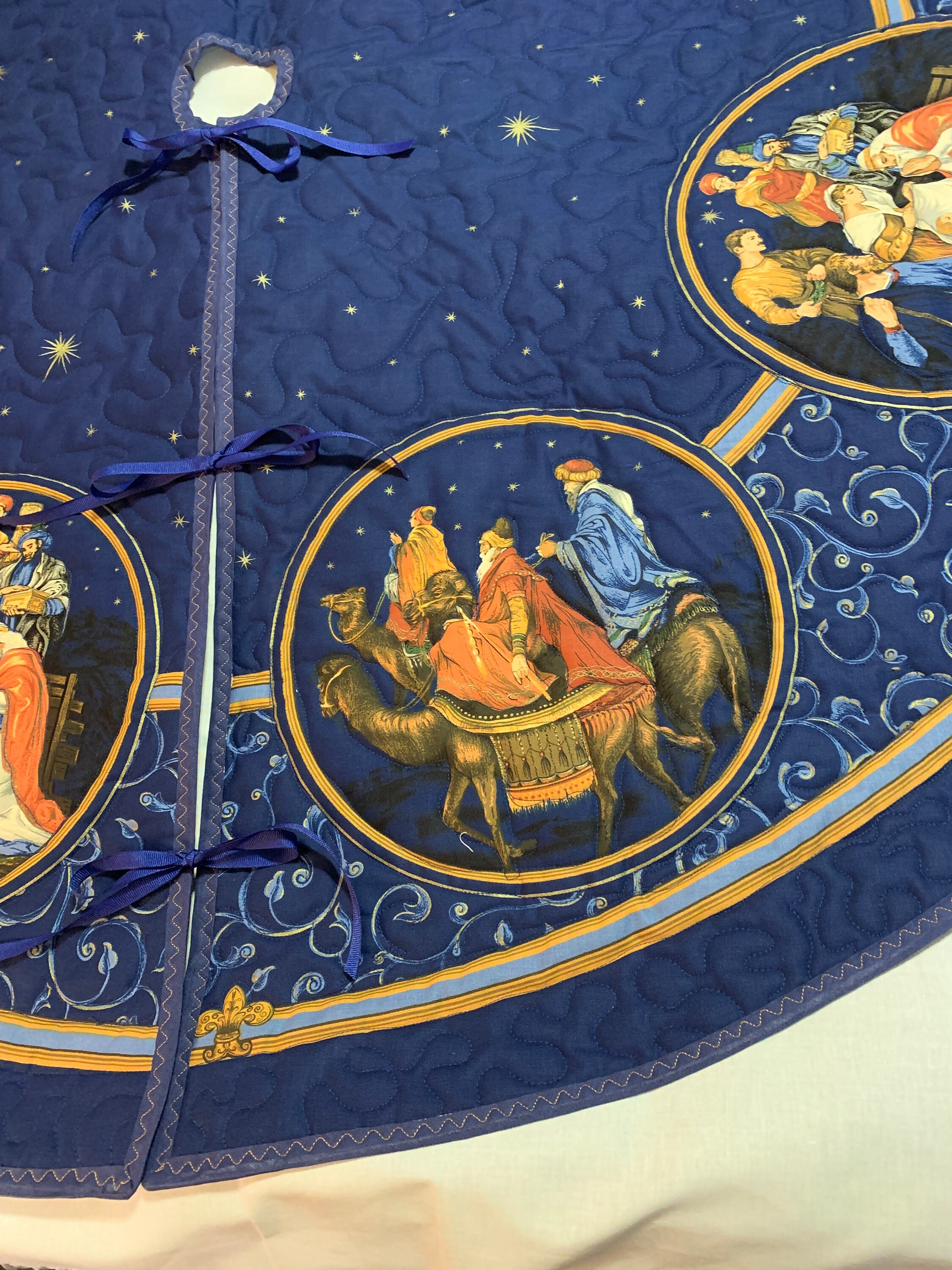 Nativity Christmas Tree Skirt 