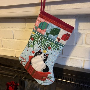 Quilted Christmas Stocking part 3 - PETS