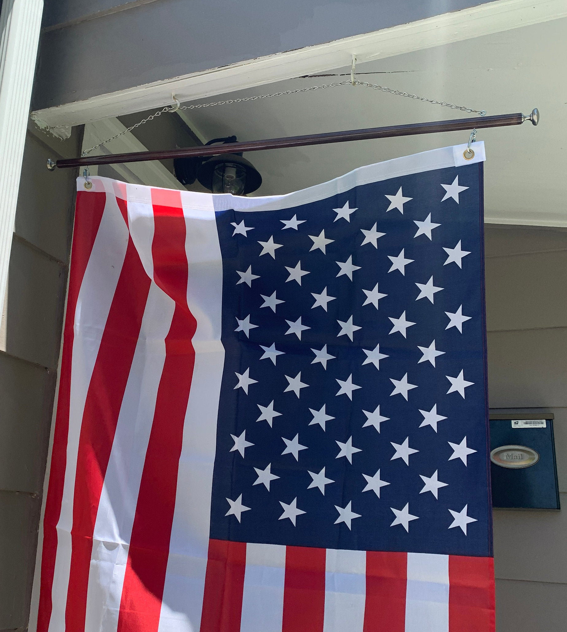 Indoor/outdoor Flag Hanging Rod - Custom Length up to 48