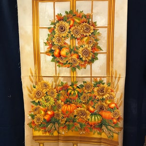 Fall Thanksgiving Harvest Quilted Wall-hanging Banner