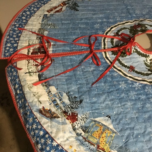 Light Blue Tree Skirt 