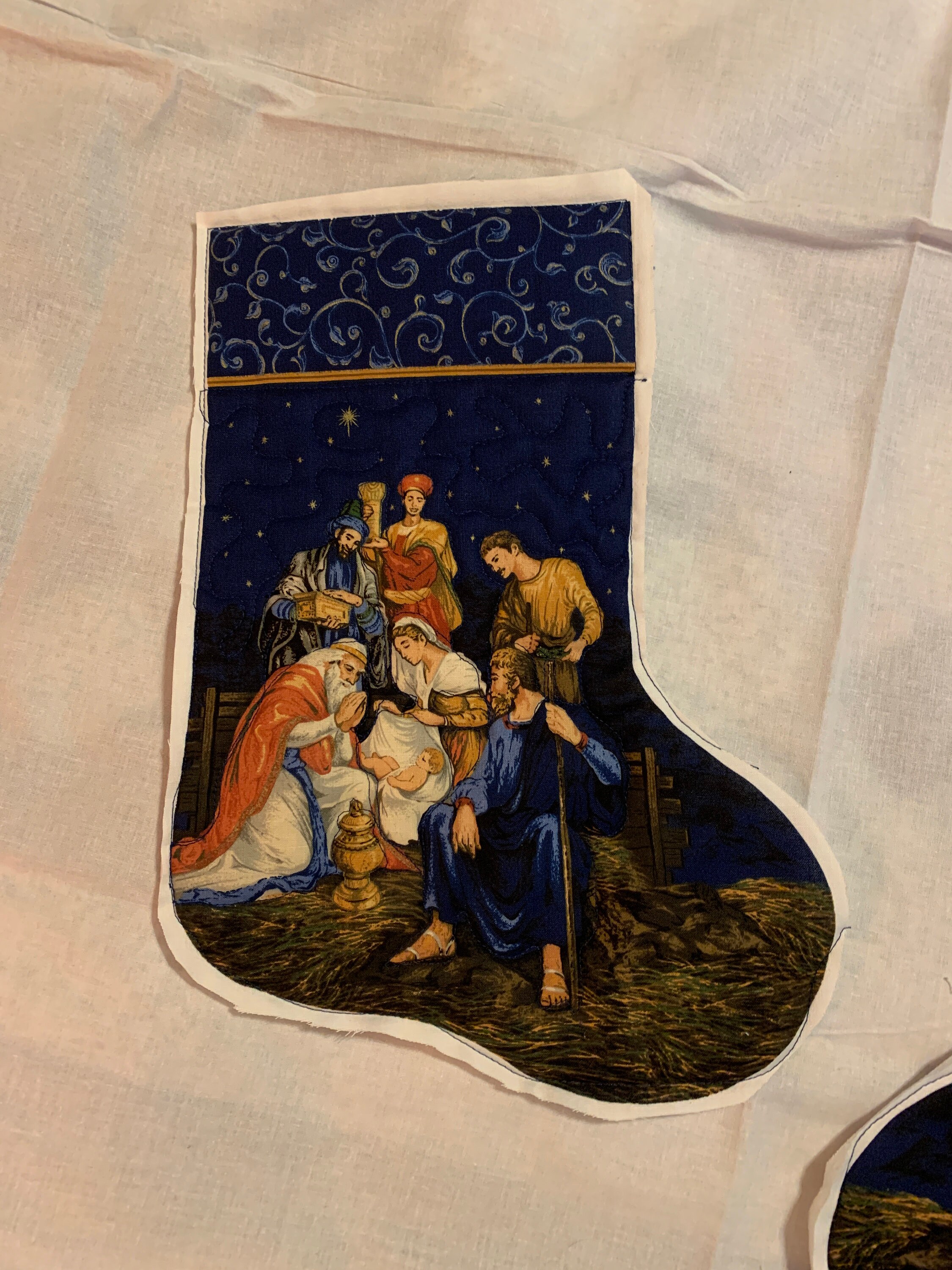 Nativity Christmas Tree Skirt 