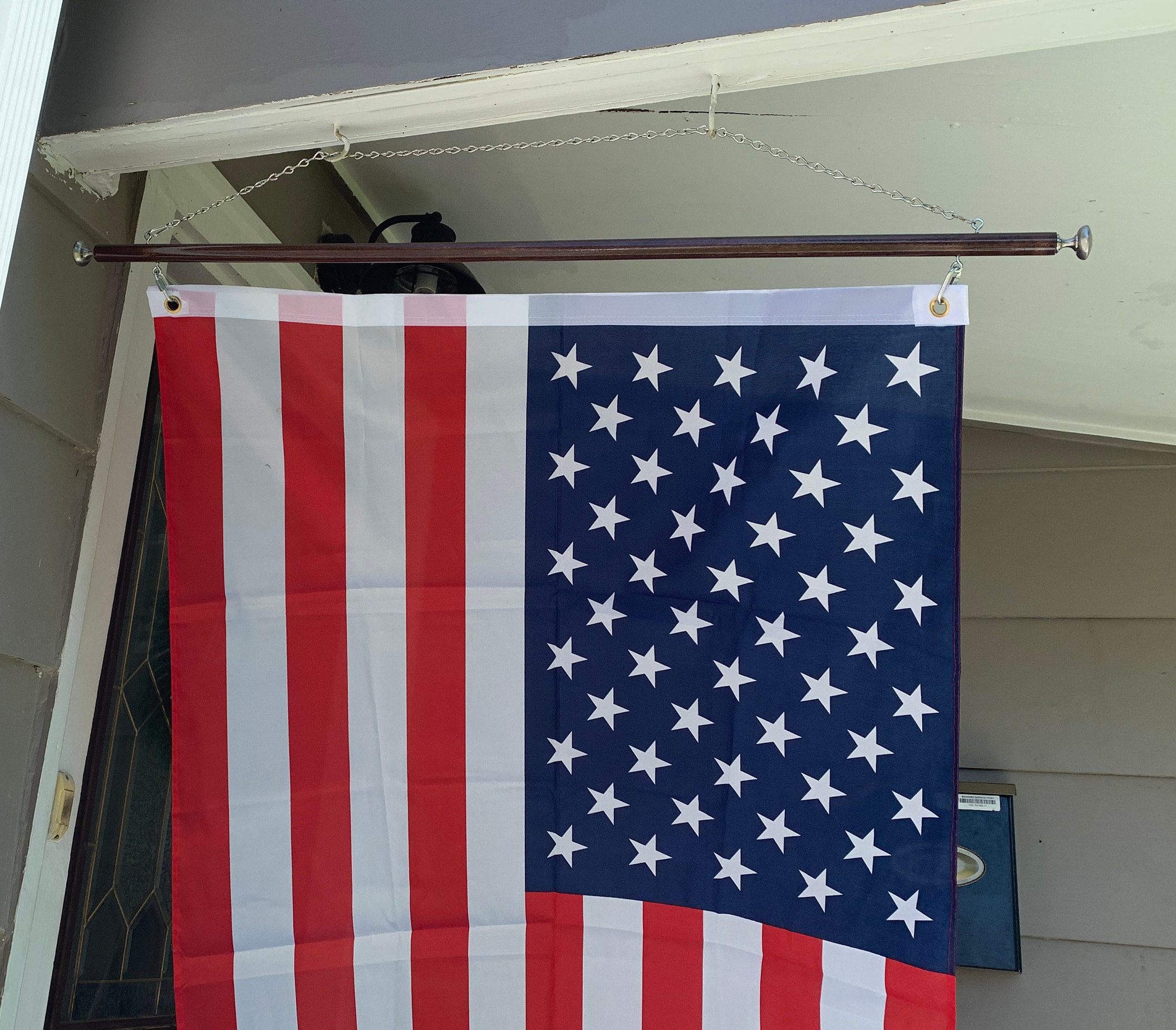 Indoor/outdoor Flag Hanging Rod - Custom Length up to 48