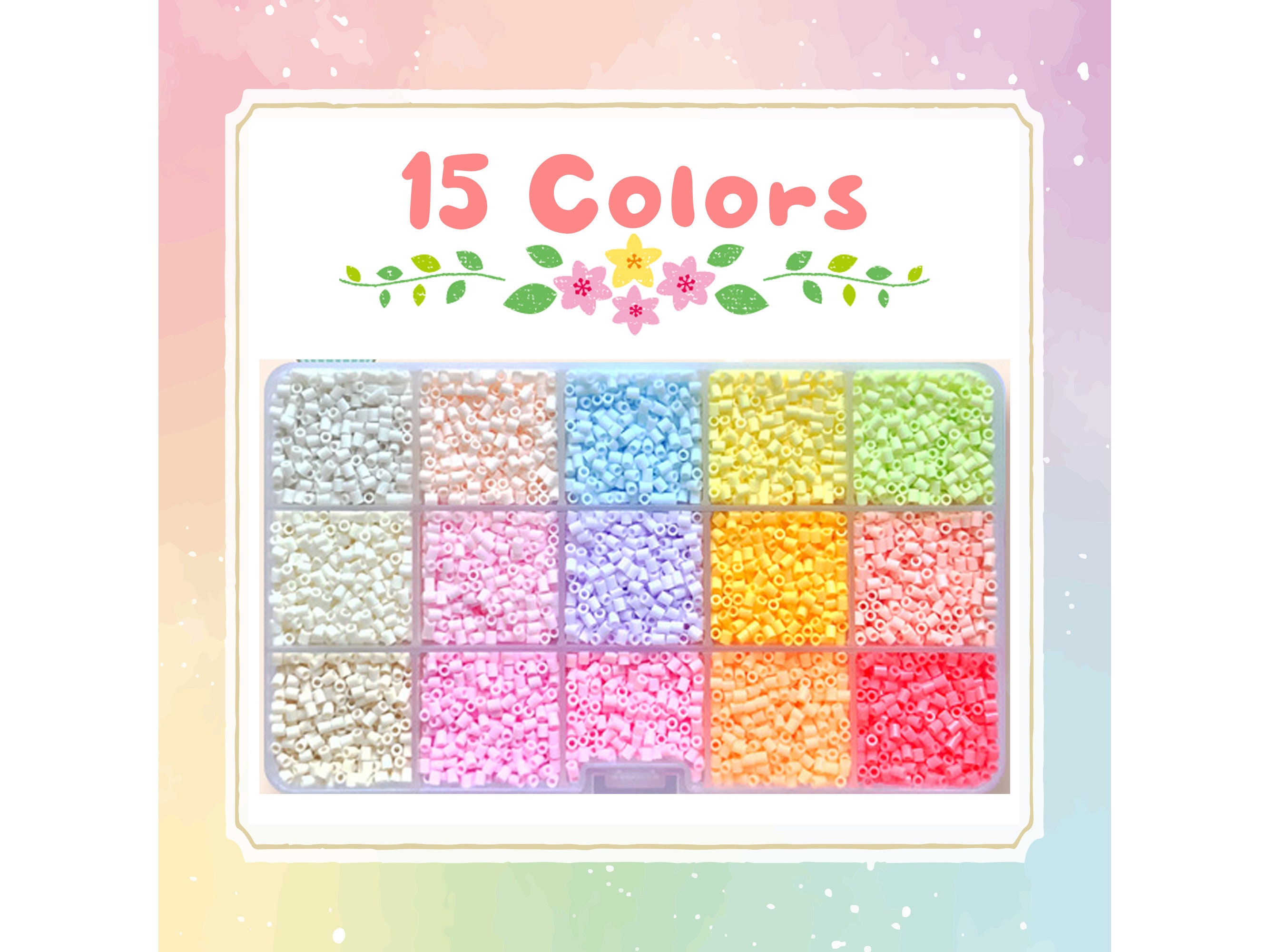 2.6mm Mini Hama Beads Fuse beads Set Puzzles Toy 24 48 72 color