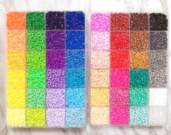2.6mm Mini Beads Box Set – 48 Colors with Pegboard