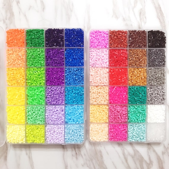 2.6mm Mini Beads Box Set H-series 48 Colors high Quality/perler Beads/hama  Beads/fuse Beads 