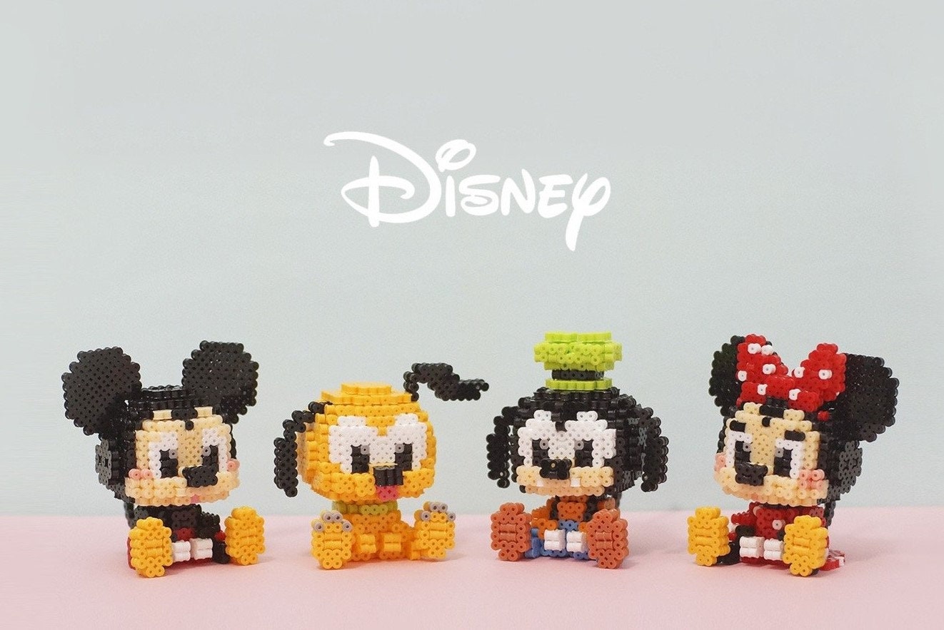 Minnie perler bead pattern
