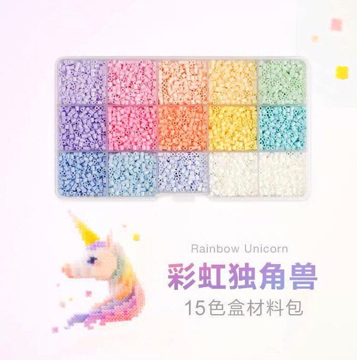 2.6mm Mini Beads Refill 1,000/2,000pcs H-series 144 Colors Color No. : H01  to H75 high Quality/perler/hama/fuse Beads 