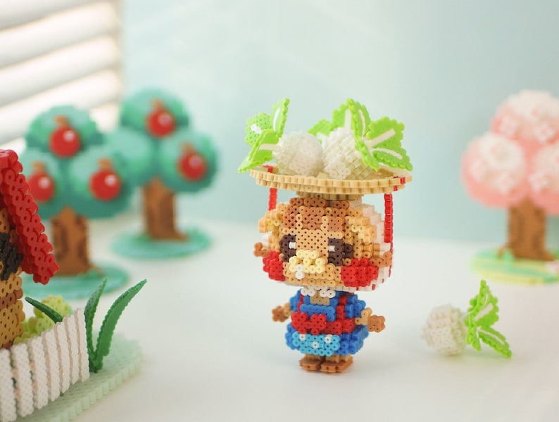3D Perler Kit Set Animal Crossing With Tutorial perler Beads/hama Beads
