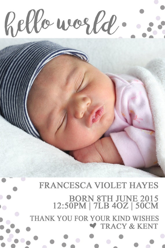 cheap baby announcement cards