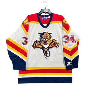 Vintage 90s Starter NHL Florida Panthers Jersey Men Medium