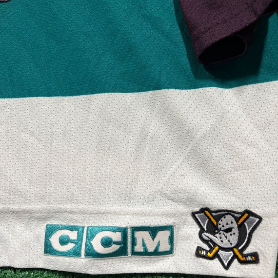 NHL Anaheim Mighty Ducks Wild Wing CCM Hockey Jersey. Mens XL
