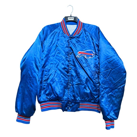 vintage buffalo bills puffer jacket size medium - image 1