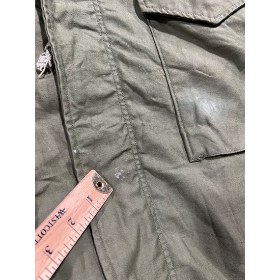 vintage army field jacket size large - image 7