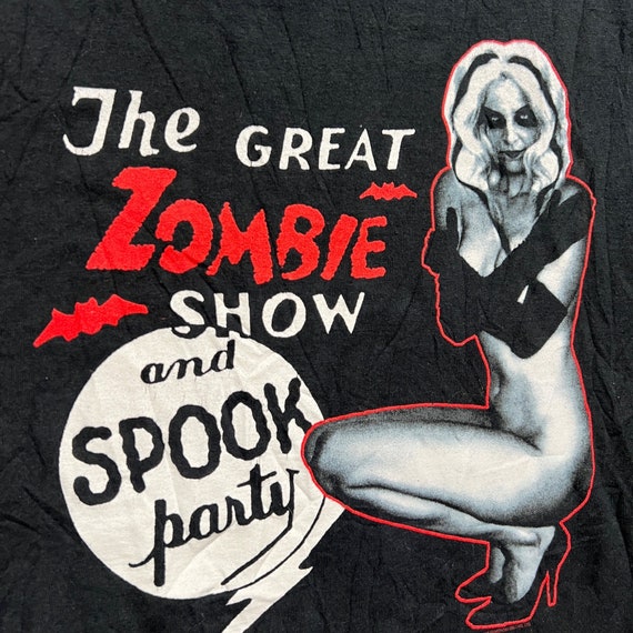 Vintage Rob zombie the zombie show T shirt size m… - image 8