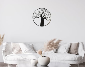 Tree of Africa l Metal Art l Home Decor l Rustic Art