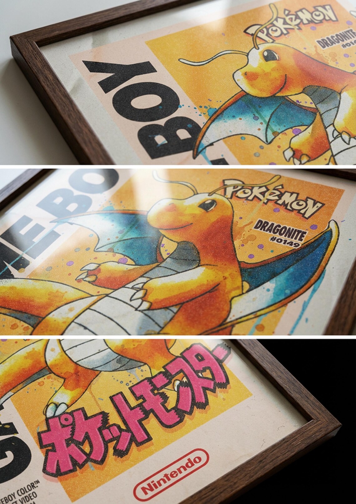 Dragonite - Game Boy Pokemon Digital Artwork - Etsy