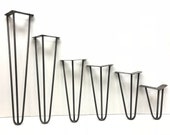 4 x Hairpin Table legs 4 inch - 28 inch Dining table , bench coffee table cabinets stool table feet, new from UK handmade