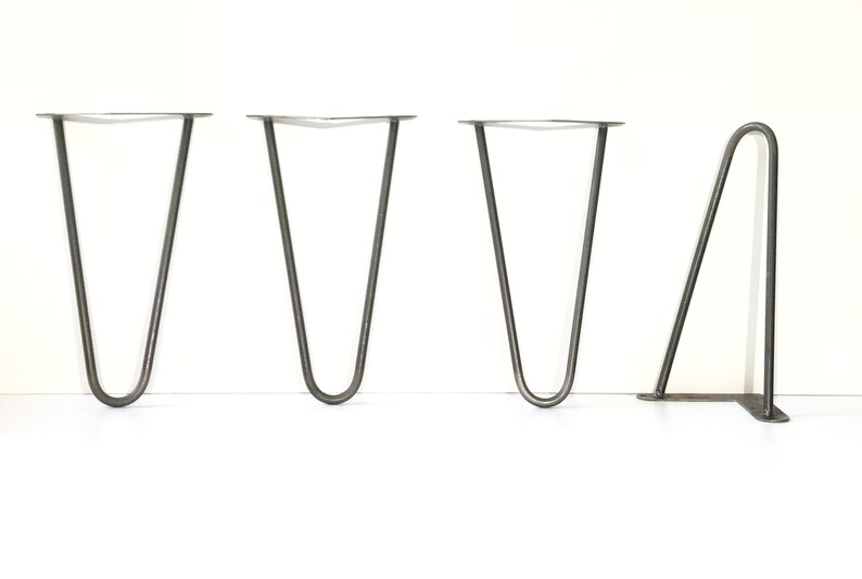 Hairpin Metal Table Legs 428 Hairpin Legs Price Etsy UK