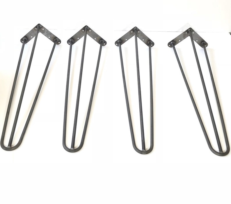Hairpin Metal Table Legs 428 Hairpin Legs Price Etsy UK