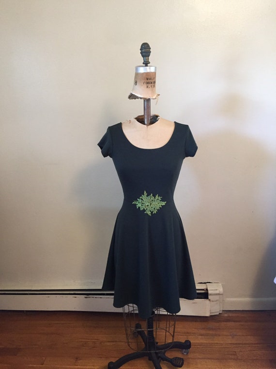 Dress Handmade Dress Green Dress Size S 