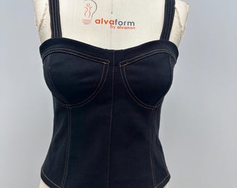 Denim Bustier Woman Top size 6